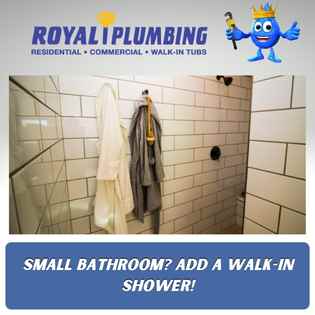 Small Bathroom? Add a Walk-In Shower!
