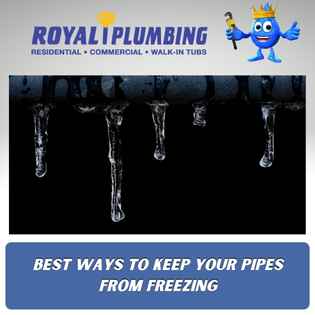 Best Ways to keep from pipes from freezing